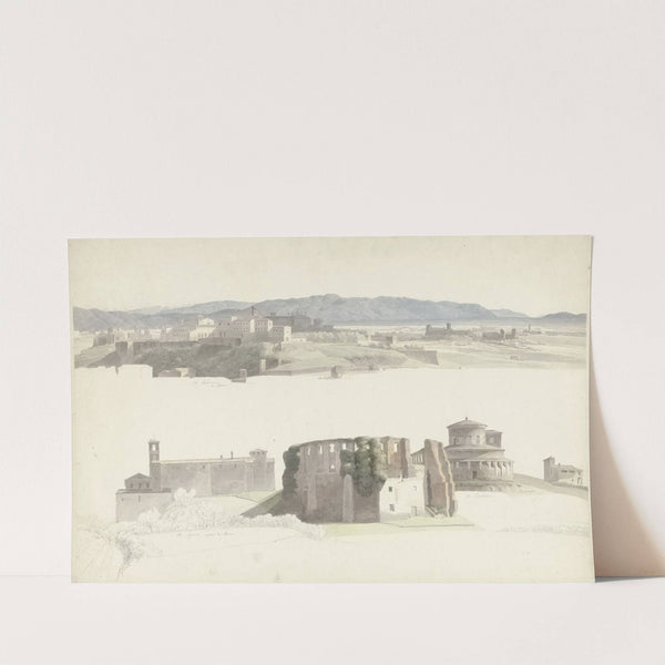 Santa Sabina on the Aventine Hill and Sant’Agnese fuori le Mura and Santa Costanza in Rome (c. 1809 - c. 1812) by Josephus Augustus Knip