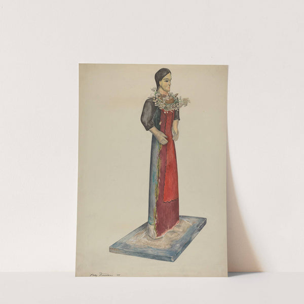 Santo, Bulto (Our Lady) by Polly Duncan