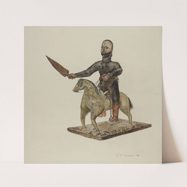 Santo Bulto (Santiago or San Diego) by Eldora P. Lorenzini