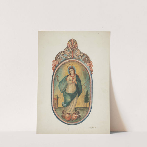 Santo de Retablo (Virgin Mary) by Robert W.R. Taylor