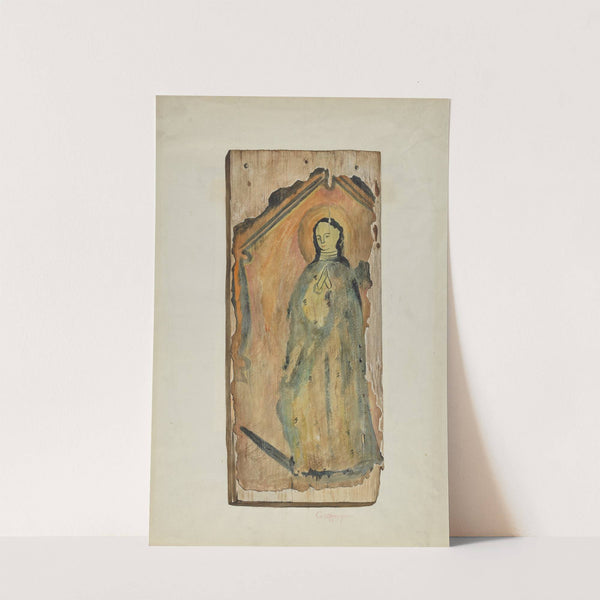 Santo (Lady of Guadaloupe) by Carl O'Bergh