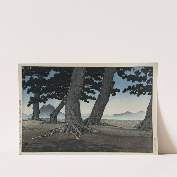 Sanuki kaiganji no hama (The beach at Kaiganji in Sanuki province) (1934) by Kawase Hasui