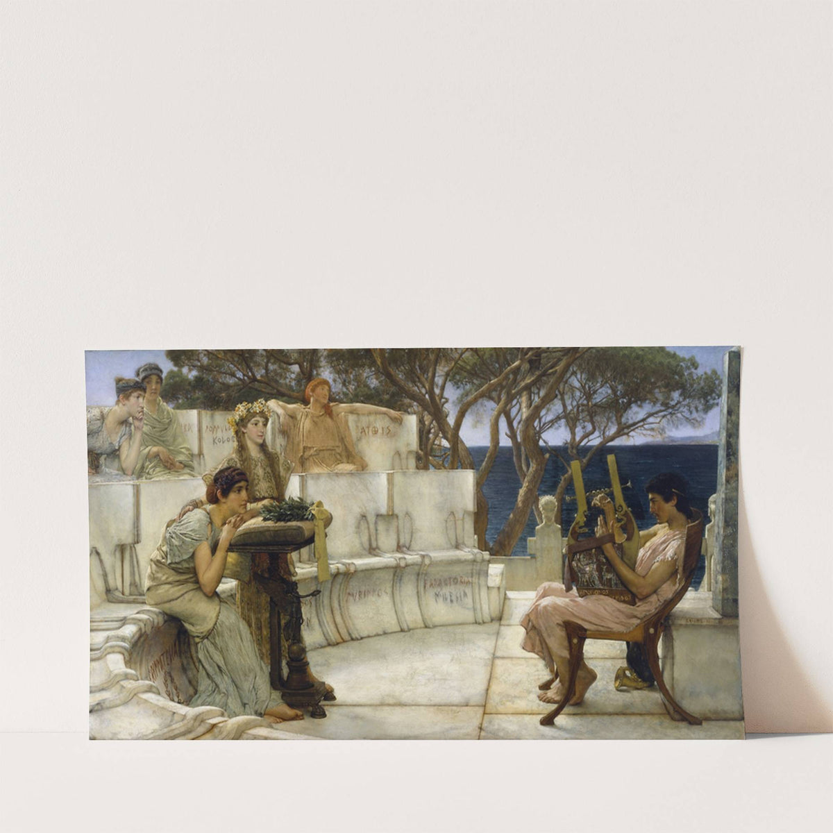 Sappho and Alcaeus (1881) by Lawrence Alma-Tadema