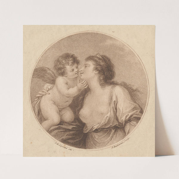 Sappho Embracing Love (1783) by Giovanni Battista Cipriani