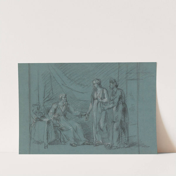 Sarah Presents Hagar to Abraham by Jean Antoine Verschaeren