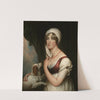 Sarah Trumbull with a Spaniel by John Trumbull