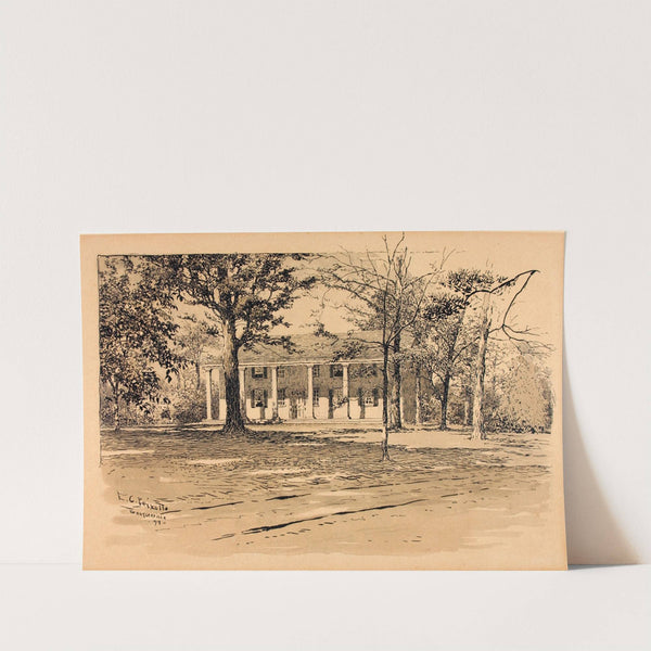 Saratoga. General Schuyler’s House (1897) by Ernest Peixotto