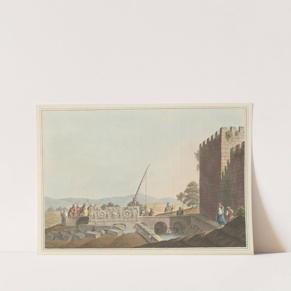 Sarcophagus from the Tombs of the Kings by Luigi Mayer