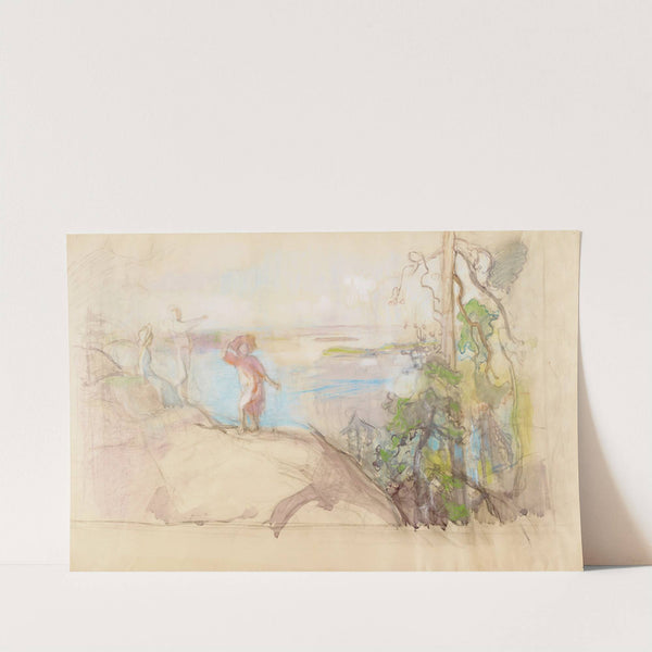 Sarvikallio, sketch by Eero Järnefelt