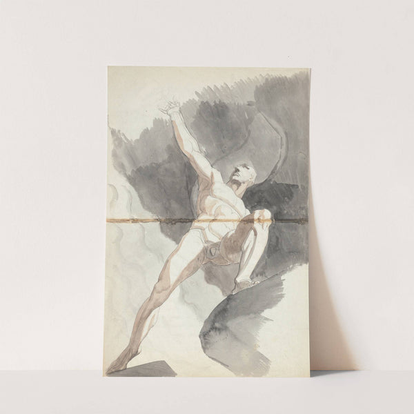 Satan Defying the Powers of Heaven II by Henry Fuseli