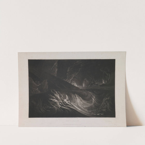 Satan on the Burning Lake (Book 1, Line 192) (1824–1827) by John Martin