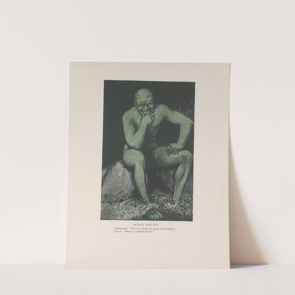 Satan’s Partner (1916-1917) by Louis Raemaekers