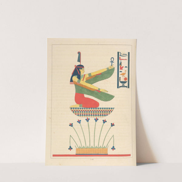 Saté, présidant a la région inférieure, ( la Junon égyptienne.) by Léon-Jean-Joseph Dubois