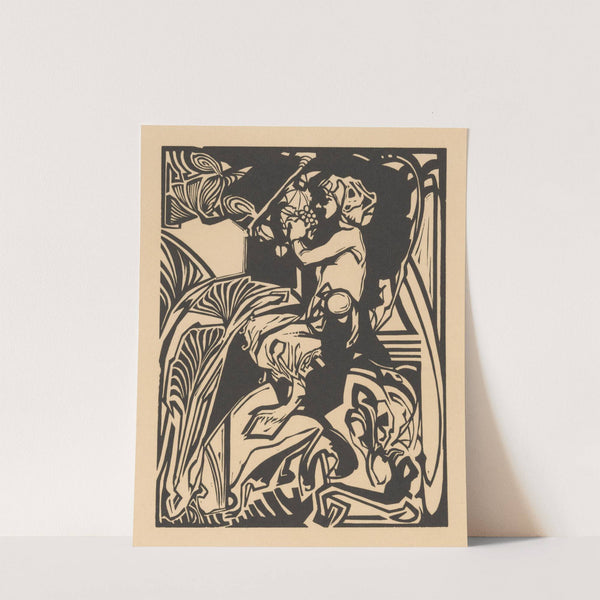 Sater met druiventros by Johannes Josephus Aarts