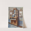 Satinwood and mahogany inlaid dressing cabinet by Edwin Foley