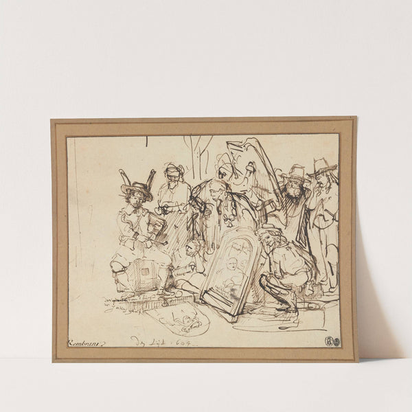 Satire on Art Criticism by Rembrandt van Rijn