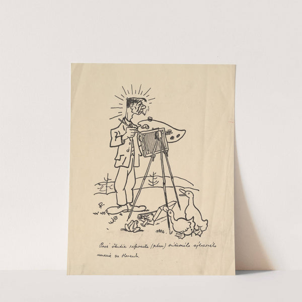 Satirical Drawing for a Magazine I. by Andrej Kováčik