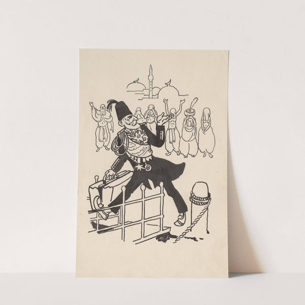 Satirical Drawing IV. by Andrej Kováčik