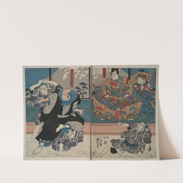 Satō norikiyo nyudō saigyo Yoshinaka. by Utagawa Kuniyoshi