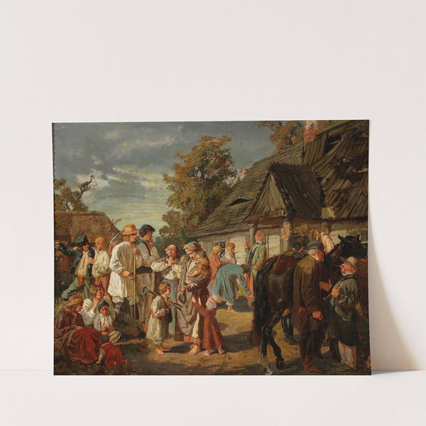 Saturday at the farm by Jozef Chelmonski