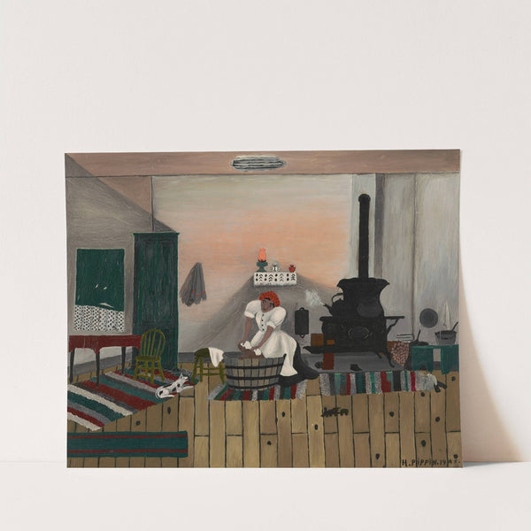 Saturday Night Bath (1945) by Horace Pippin