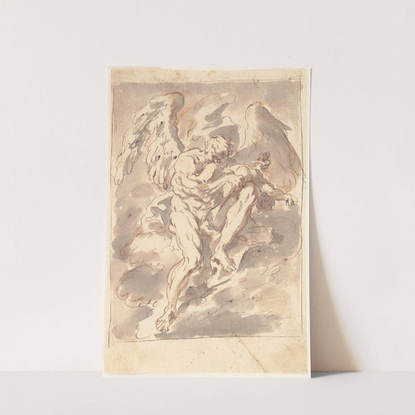 Saturn on clouds by Gaspare Diziani