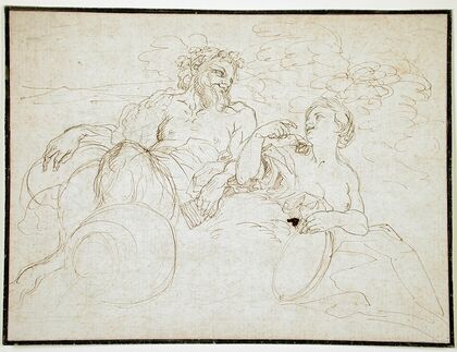 Satyr and Woman (17th-18th century)