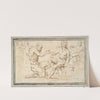 Satyr and Young Man Seated with Putti by Anonymous