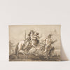 Satyr Leading a Centauress Who Holds a Satyr Child (1727–1804) by Giovanni Domenico Tiepolo