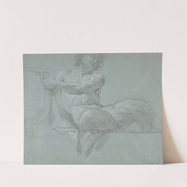 Satyr Reclining on a Ledge, Facing Right by Jacopo Guarana