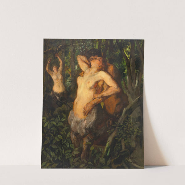 Satyr und Zentauren by Wilhelm Trübner