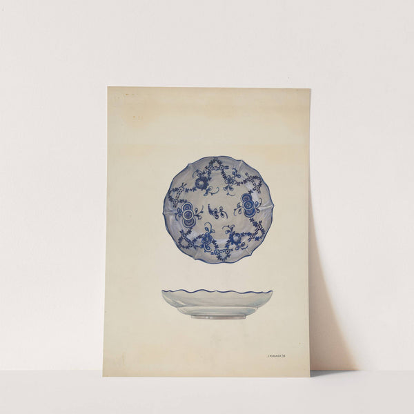 Saucer by Irene M. Burge