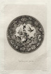 Saucer with Rich Enameled Ground and Medallion Representing the Goddess Kounin (c. 1877)