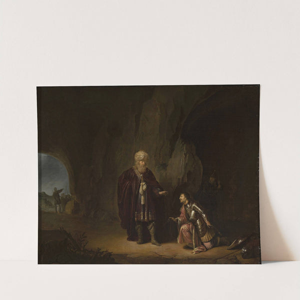 Saul and David in the cave of En-Gedi by Willem de Poorter