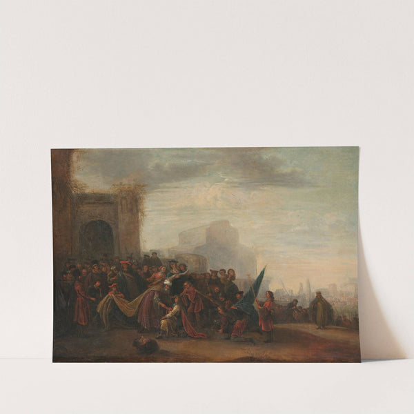 Saul Welcoming David after his Victory over Goliath by Gerrit De Wet