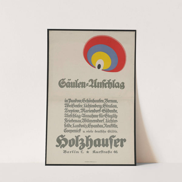 Säulenanschlag Holzhauser (1914) by Julius Klinger