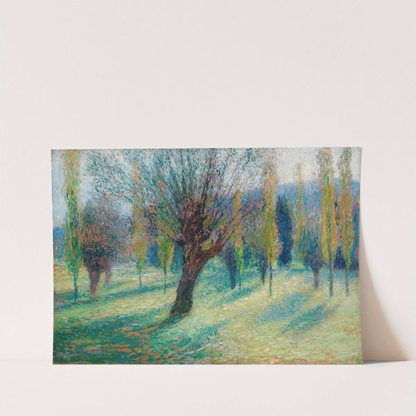 Saules dans la vallée du Vert (circa 1909) by Henri Martin