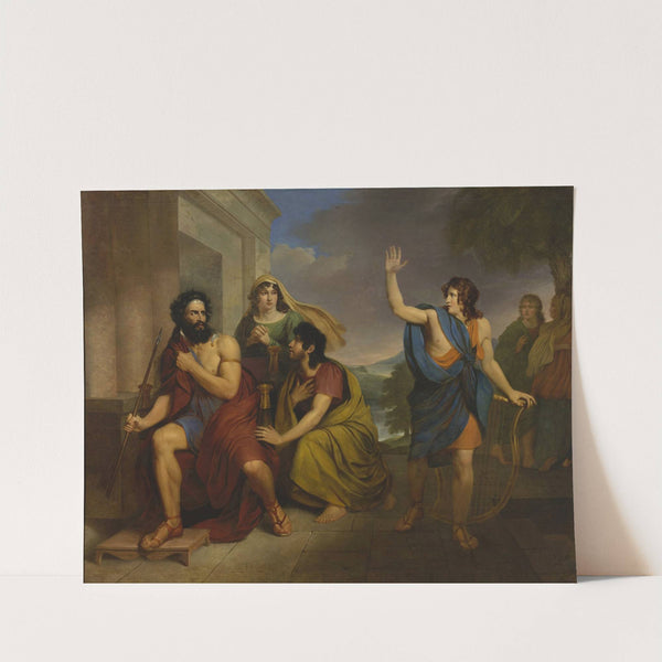 Saul’s anger at David (between 1812 and 1819) by Antoni Brodowski