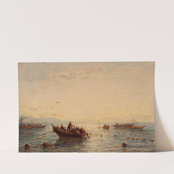 Sausset, La Pêche Au Thon by Félix Ziem