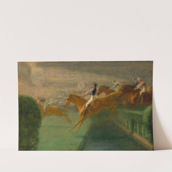 Saut d'obstacle by Louis Anquetin