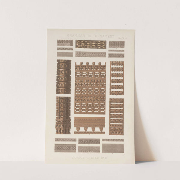 Savage Tribes No. 2 (1856) by Owen Jones