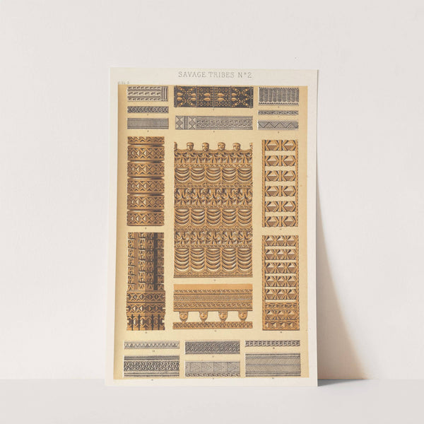 Savage Tribes No. 2 (1856) by Owen Jones