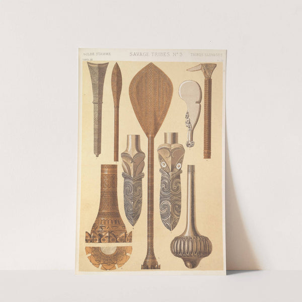 Savage Tribes No. 3 (1856) by Owen Jones