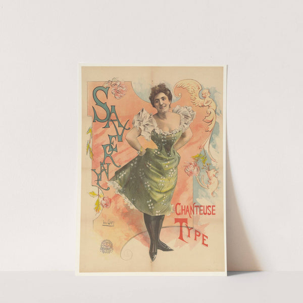 Saverny, chanteuse type (1895) by Louis Oury