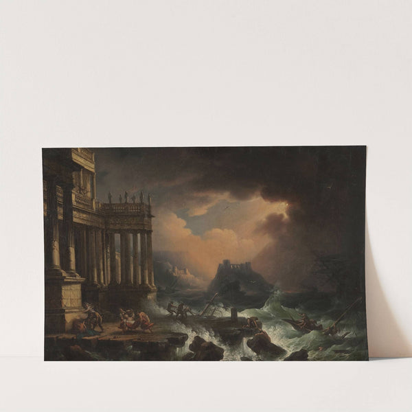 Saving the shipwrecks by Franciszek Ksawery Lampi