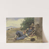 Savoyarde, am Boden liegend (1840) by Carl Friedrich Heinrich Werner