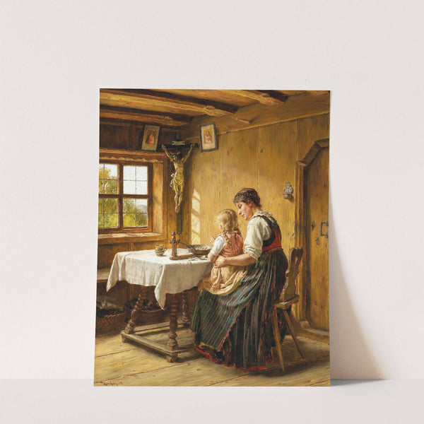 Saying Grace by Karl Gebhardt