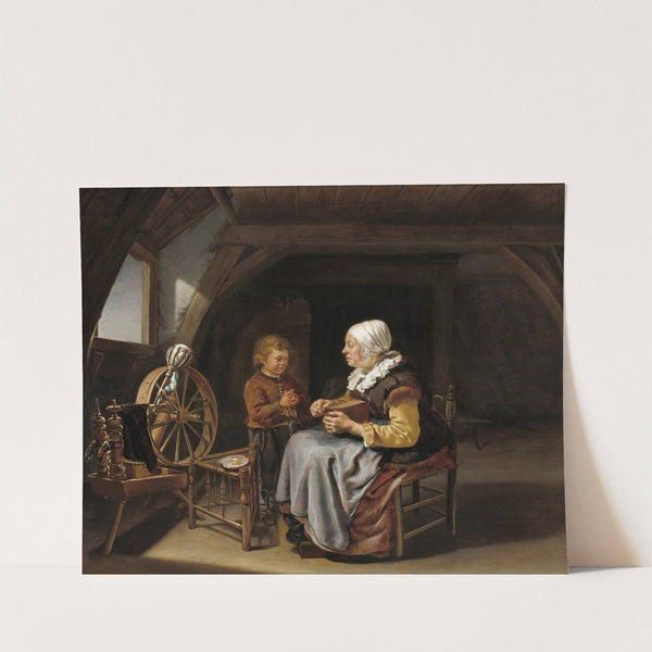 Saying Grace by Frans van Mieris the Elder