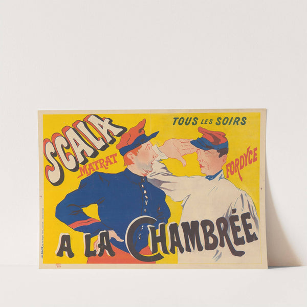 Scala. A la chambrée (1894) by Imp. Chaix