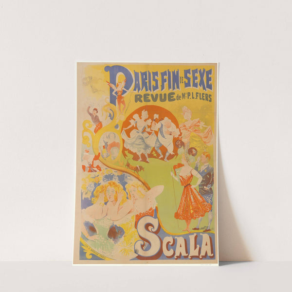 Scala. Paris fin de sexe, revue de Mr P.L. Flers (1895) by Lith. G. Bataille